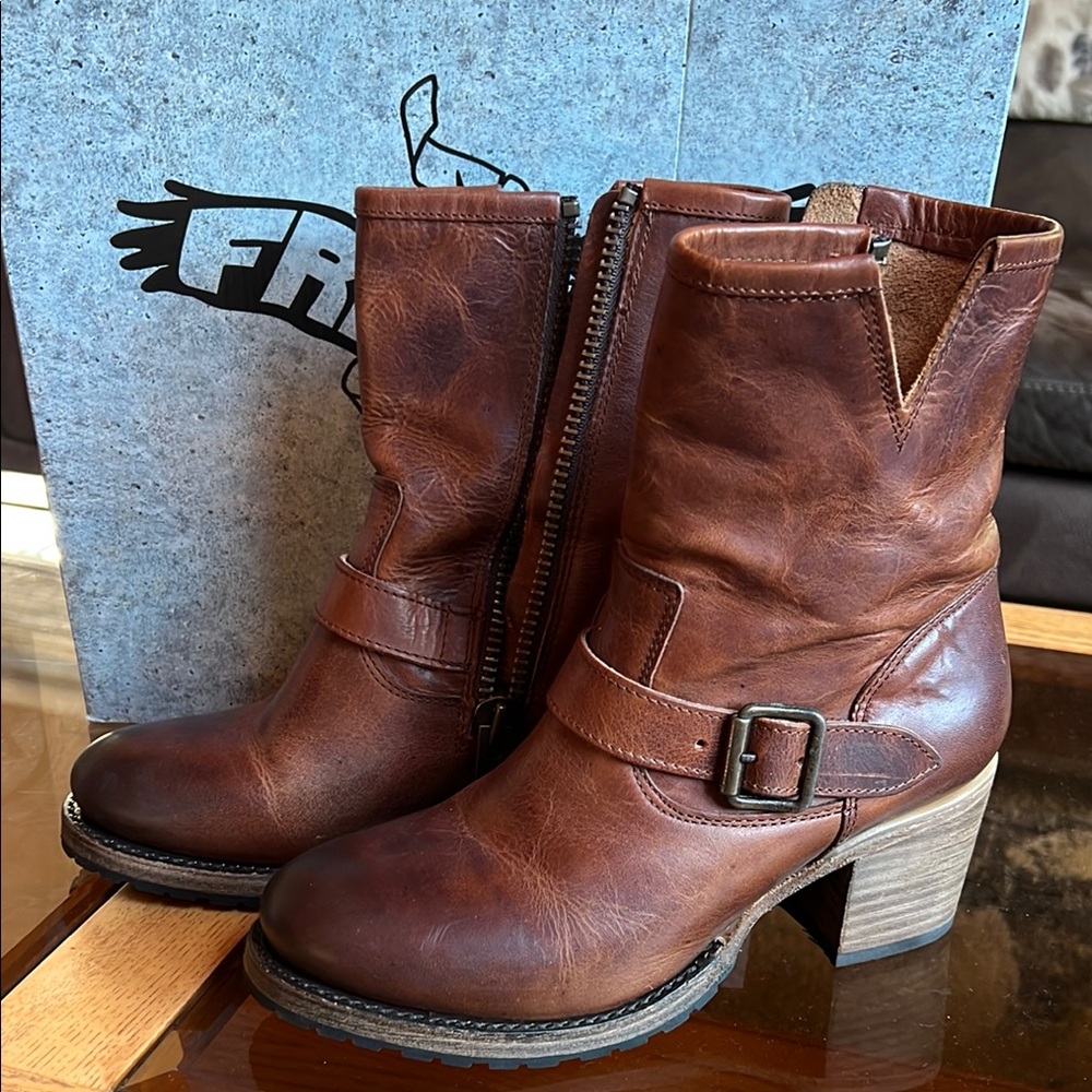 Freebird by Steven Brown Heeled Boots with Western Flair